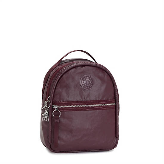 Mochilas Kipling Kae Classic Metallic Vino | MX 1586BE